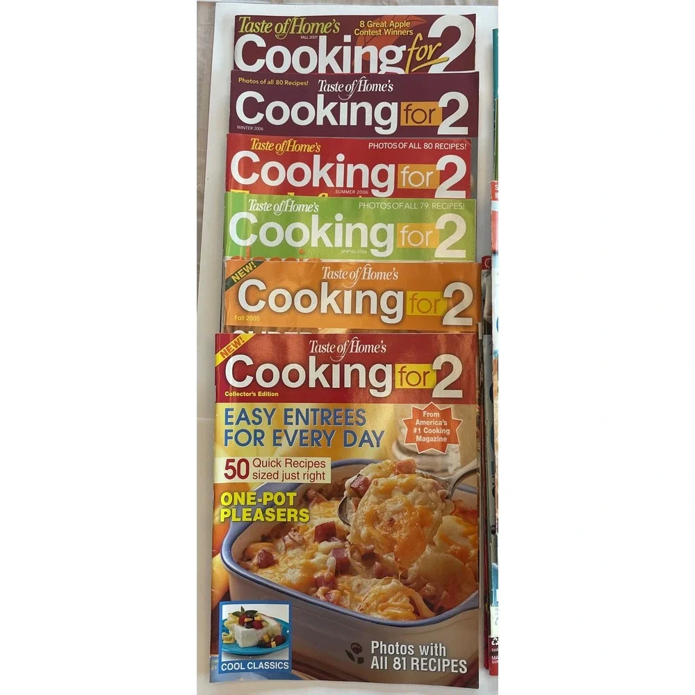 Taste of Home Cooking Magazine Lot Simple Slow Cooker Recipes 20 Issues